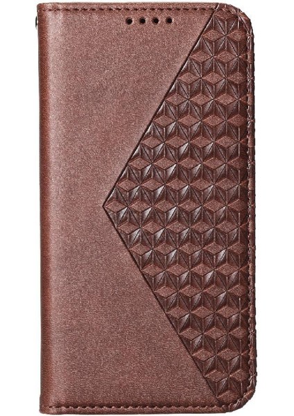 Samsung Galaxy Flip Eşkenar Dörtgen Şekli El Kayışı Cüzdan Günlük Kullanım Için Flip Case (Yurt Dışından)