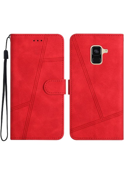 Samsung Galaxy A8 Için Flip Case 2018 Flip Folio Kart Yuvaları Tutucu Manyetik (Yurt Dışından)