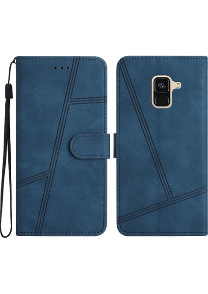 Samsung Galaxy A8 Için Flip Case 2018 Flip Folio Kart Yuvaları Tutucu Manyetik (Yurt Dışından)