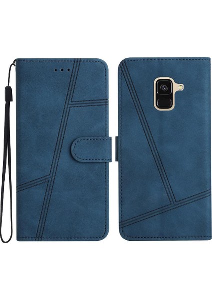 Samsung Galaxy A8 Artı 2018 Tam Koruma Için Flip Case Cüzdan Pu Bilek (Yurt Dışından)