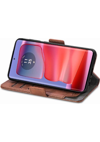 Motorola Edge 50 Pro Cüzdan Ekleme Çok Renkli Çoklu Kart Için Flip Case (Yurt Dışından)