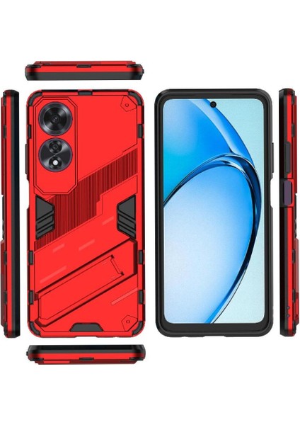Oppo A60 4g Kickstand Koruyucu Kapak Için Kılıf Sağlam Askeri (Yurt Dışından)