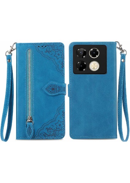 Infinix Not 40 Pro 4g Iş Çoklu Kart Yuvası Cüzdan Flip Için Flip Case (Yurt Dışından)