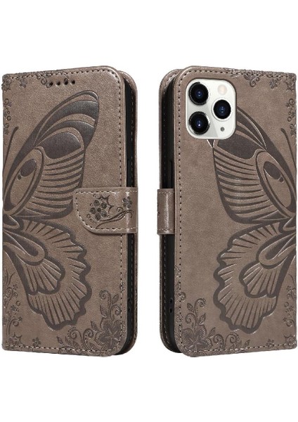 Kredi Kartı Yuvası ile IPhone 11 Pro Max Için Flip Case Ayrılabilir El Yüksek (Yurt Dışından)