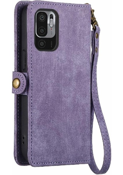 Xiaomi Redmi Not 10 Için Flip Case 5g Kapak Çevirin Darbeye Deri Kılıf (Yurt Dışından)