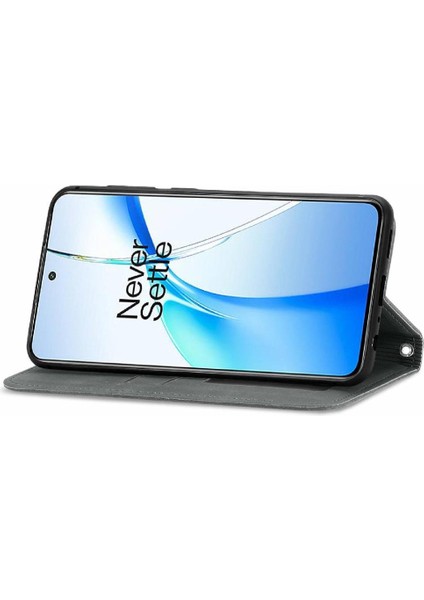 Oneplus Nord Ce4 Için Flip Case Cüzdan Kapak Çevirin Deri Kılıf Darbeye (Yurt Dışından)