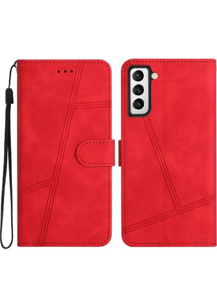 Samsung Galaxy S21 Artı Tam Koruma Bilek Kayışı Flip Pu Için Flip Case (Yurt Dışından)