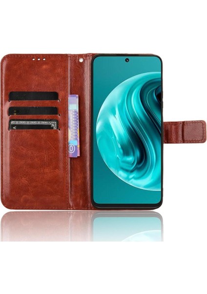 Huawei Nova 12I 4g Için Kılıf Cüzdan Kart Tutucu Kapak Çevirin Manyetik (Yurt Dışından) fırsatları