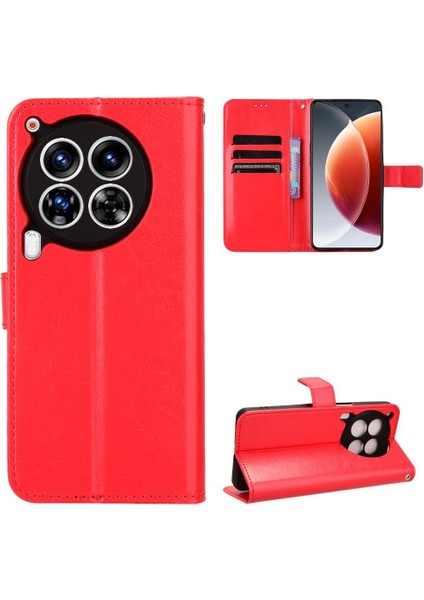Tecno Camon 30 Premier 5g Kart Tutucu Manyetik Cüzdan Kapak Çevirin (Yurt Dışından)
