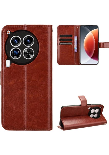 Tecno Camon 30 Premier 5g Kart Tutucu Manyetik Cüzdan Kapak Çevirin (Yurt Dışından)
