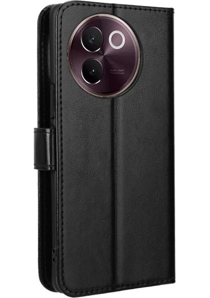 Vivo V30E 5g Kart Tutucu Cüzdan Için Kılıf Manyetik Kapak Çevirin (Yurt Dışından)