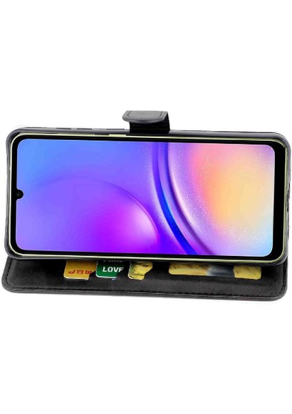 Samsung Galaxy A05 Için Filp Durumda Manyetik Kapatma Kart Tutucu Tam Pu (Yurt Dışından) fırsatları