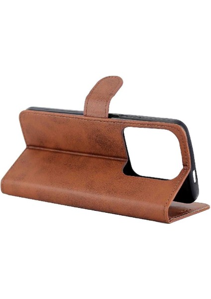 Xiaomi 14 Pro Pu Deri Manyetik Kapatma Kickstand Kart Için Filp Durumda (Yurt Dışından)