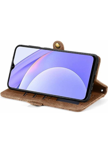 Xiaomi Redmi Not 9 Için Flip Case 4g Cüzdan Darbeye Deri Kılıf Kapak (Yurt Dışından)