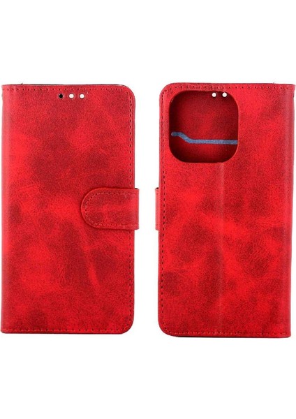 IPhone 14 Için Filp Durumda Pro Tam Koruma Kartı Tutucu Kickstand Pu (Yurt Dışından)