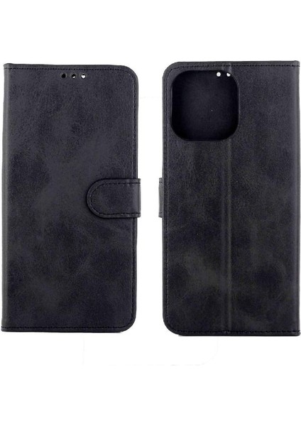 IPhone 14 Için Filp Durumda Pro Max Kart Tutucu Tam Koruma Manyetik Pu (Yurt Dışından)