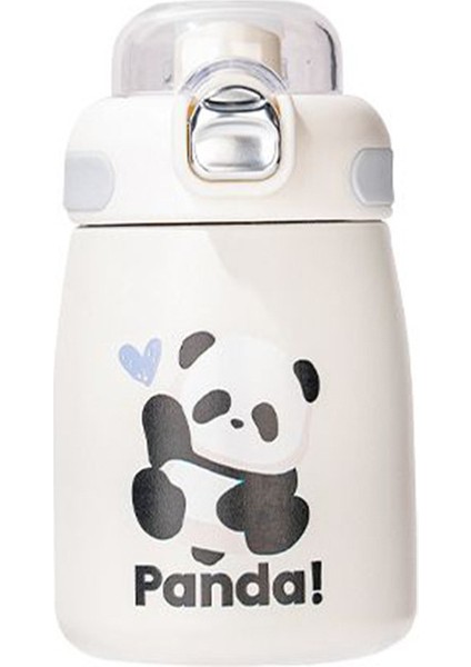Panda Termos Bardak Taşınabilir Çift Içme Ağız Bardağı (Yurt Dışından)