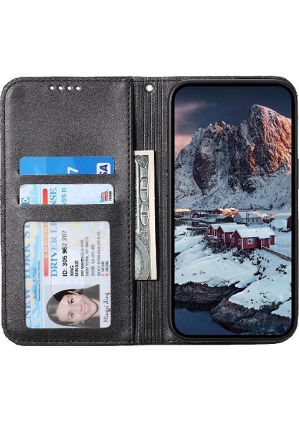 IPhone 15 Için Flip Case Pro Max El Kayışı Standı Günlük Kullanım Eşkenar Dörtgen Şekli (Yurt Dışından)