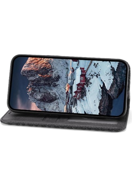 IPhone 15 Için Flip Case Pro Max El Kayışı Standı Günlük Kullanım Eşkenar Dörtgen Şekli (Yurt Dışından)