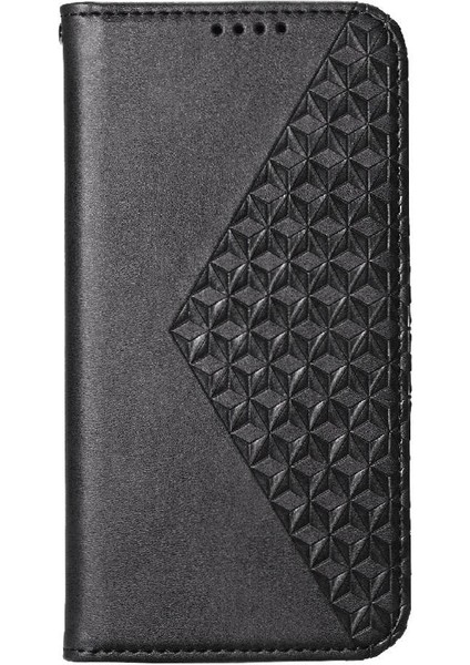 IPhone 15 Için Flip Case Pro Max El Kayışı Standı Günlük Kullanım Eşkenar Dörtgen Şekli (Yurt Dışından)