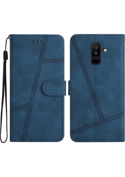 Samsung Galaxy A6 Artı 2018 Kart Yuvaları Tutucu Manyetik Tam Için Flip Case (Yurt Dışından)