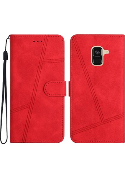 Samsung Galaxy A5 2018 Için Flip Case Cüzdan Pu Deri Flip Folio Tam (Yurt Dışından)