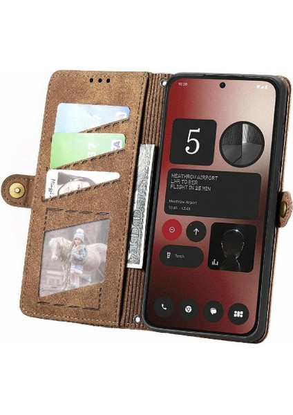 Nothing Flip Case Telefon 2A Darbeye Basit Iş Deri Çanta (Yurt Dışından) indirimleri
