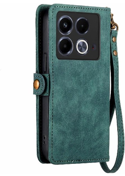 Infinix Not 40 Cüzdan Için Flip Case Basit Iş Kapak Kapak Darbeye (Yurt Dışından) indirimleri