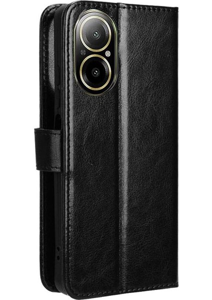 Realme 12 Lite 4g Için Kılıf Kart Tutucu Cüzdan Manyetik Kapak Çevirin (Yurt Dışından)