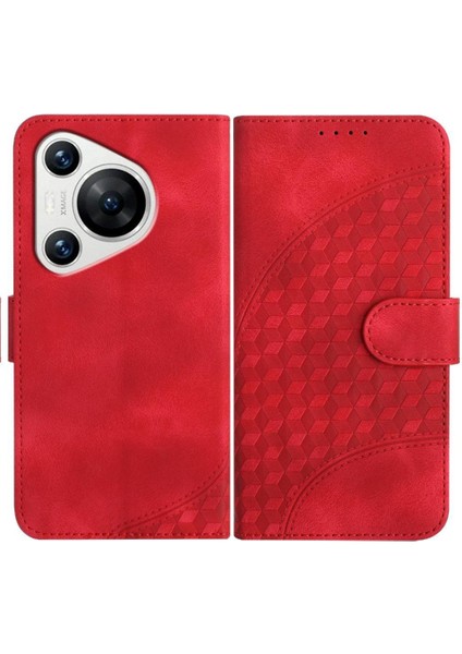 Huawei Pura 70 Pro Için Flip Case Pu Deri Kapak Çevirin Darbeye Deri (Yurt Dışından)