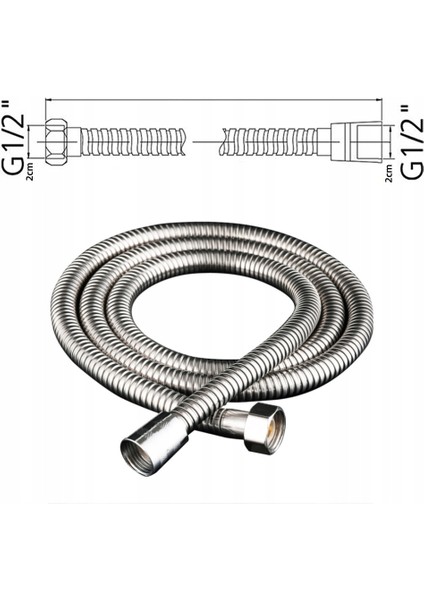 Duş Için 2m Duş Hortumu (Yurt Dışından)