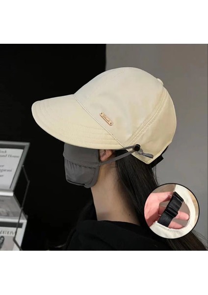 Yaz Dış Mekan Güneş Koruması Uv Vizörlü Kadın Şapkası (Yurt Dışından)
