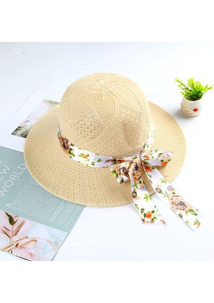 Yaz Dış Mekan Güneş Koruması Uv Vizörlü Kadın Şapkası (Yurt Dışından)