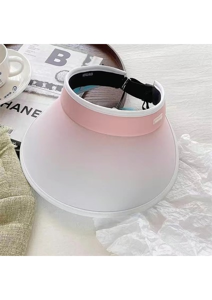 Yaz Dış Mekan Güneş Koruması Uv Vizörlü Kadın Şapkası (Yurt Dışından)