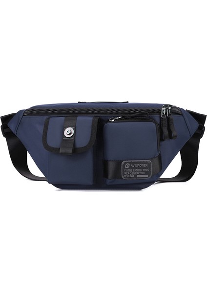 Crossbody Çanta, Erkek Göğüs Çantası, Şık Omuz Çantası, Cep Telefonu Omuz Çantası, Gündelik Sırt Çantası, Spor Bel Çantası (Yurt Dışından)