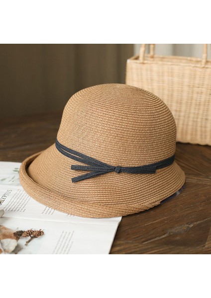 Yaz Dış Mekan Güneş Koruması Uv Vizörlü Kadın Şapkası (Yurt Dışından)