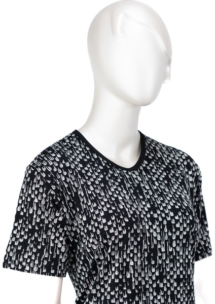 Kadın Turlu Viskon Penye Anne Bluz Damlam Desenli Kısa Kollu Likralı fırsatları