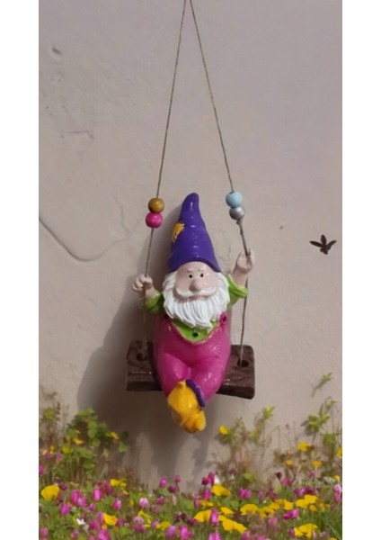 Bahçe Balkon Süsü Sallanan Cüce Rich Content fiyatları