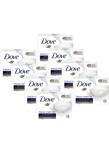 Beauty Cream Bar Katı Güzellik Sabunu Original Nemledirici Etkili 90 G X8 Adet fiyatları