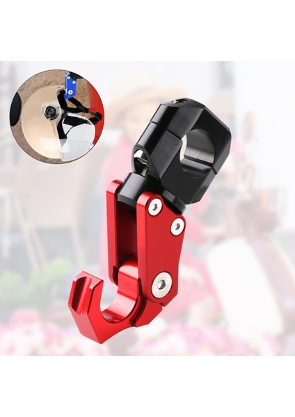 Metal Scooter I Dağı Evrensel 22MM Moto Accs Kırmızı 28MM (Yurt Dışından)