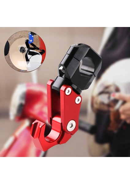 Metal Scooter I Dağı Evrensel 22MM Moto Accs Kırmızı 28MM (Yurt Dışından)