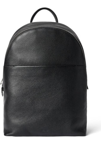 Round Pack L Pebbled Leather Bag