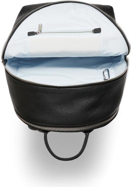 Round Pack L Pebbled Leather Bag