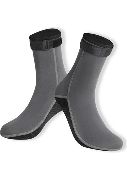 Dalış Çorapları 3mm Neopren Yüzme Çorapları Mayo Plaj (Yurt Dışından)