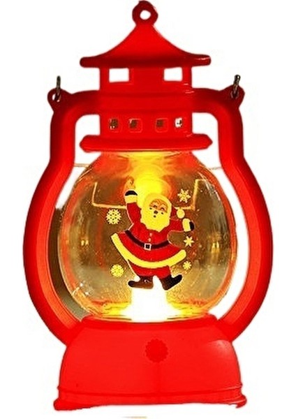 Noel Dekorasyonu LED Işık Taşınabilir Küçük Gaz Lambası (Yurt Dışından)