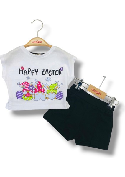 Çikoby Happy Easter Şortlu Takım 6/36 Ay