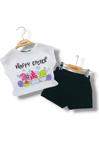 Çikoby Happy Easter Şortlu Takım 6/36 Ay