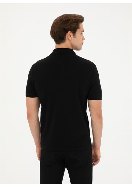 Siyah Erkek Slim Fit T-Shirt GTP04IY024 indirimleri