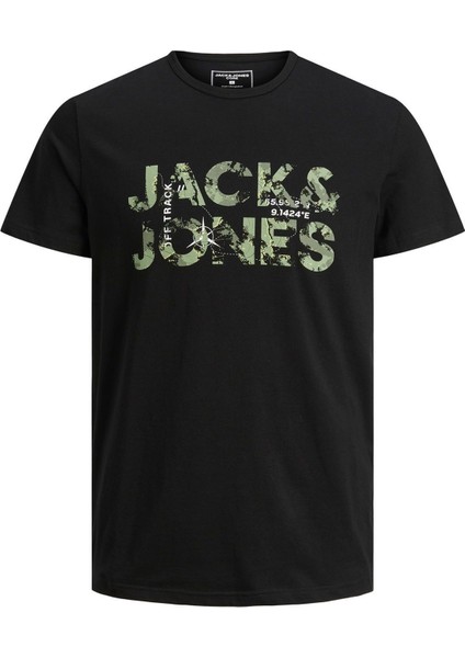 Jack & Jones Bisiklet Yaka Logolu Tişört - Techlogo-12215700