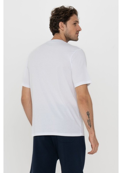 Erkek Logo Baskili Kisa Kollu Tisört - Luke modelleri